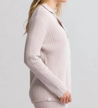 Barefoot Dreams - Cozychic Ultra Lite Lurex Rib Button Front Shirt