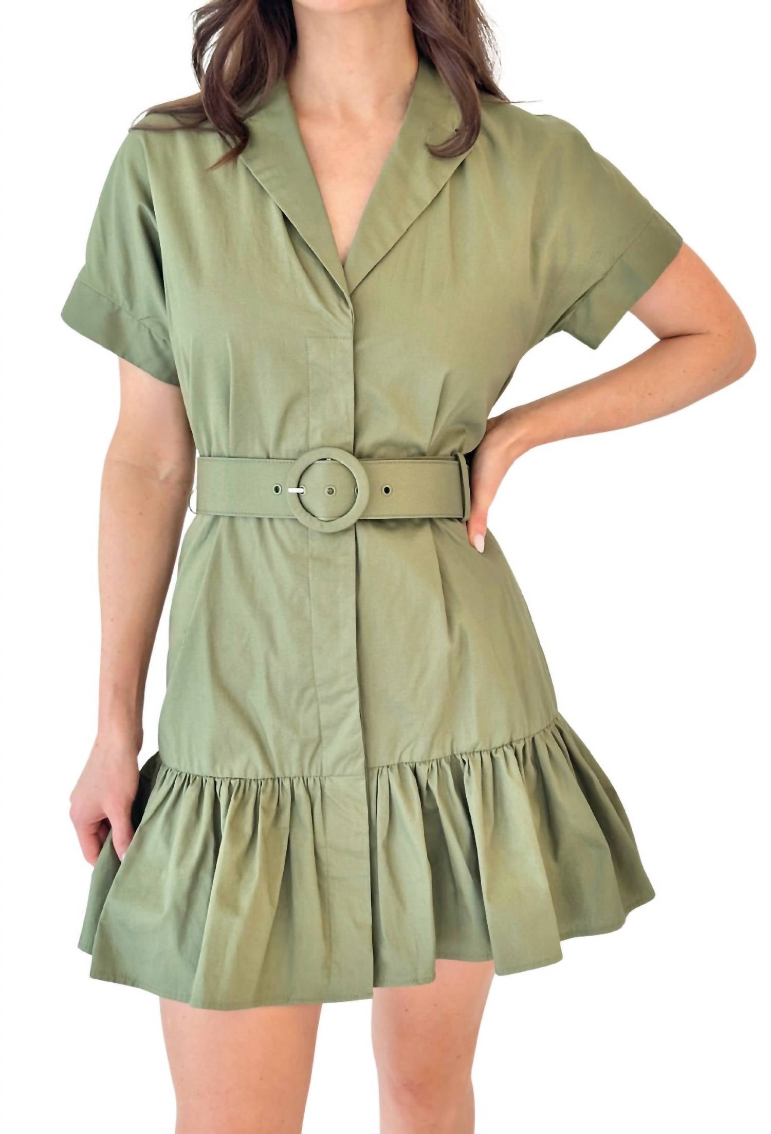 Hutch - Belted Mini Dress