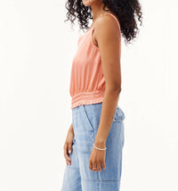 Bella Dahl - SMOCKED WAIST CAMI TOP