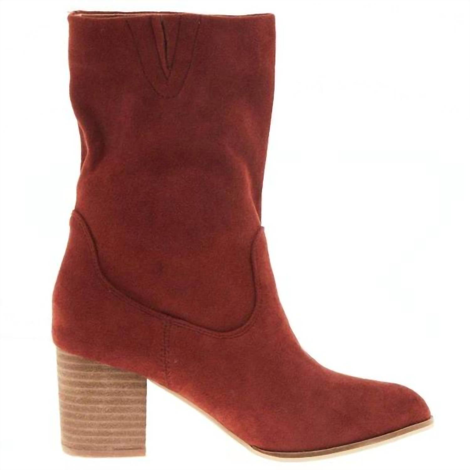 Hey Girl by Corkys Women's Wicked Heel Boot in rust - women's shoe
