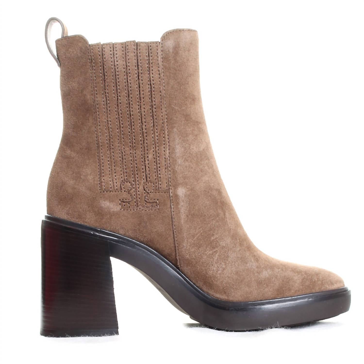 Tory Burch - Women's T Gore Heeled Ankle Booties