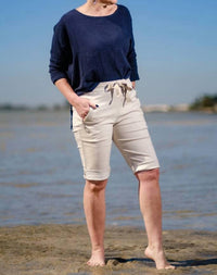 Tina Stephens Italy - Women's Noa Long Sleeve Raglan Top