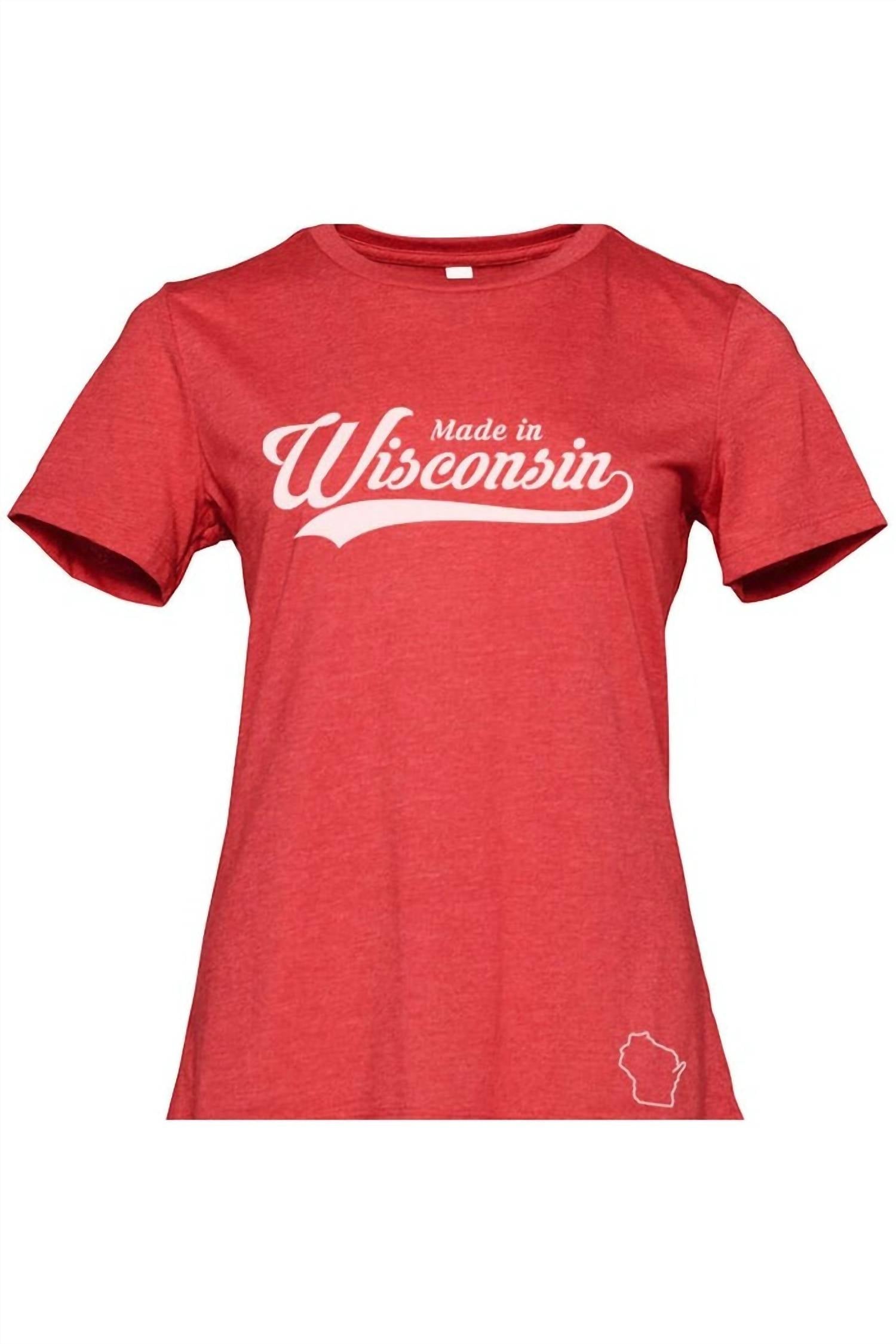 Wi-Wear - Made In Wisconsin Ladies T-shirt