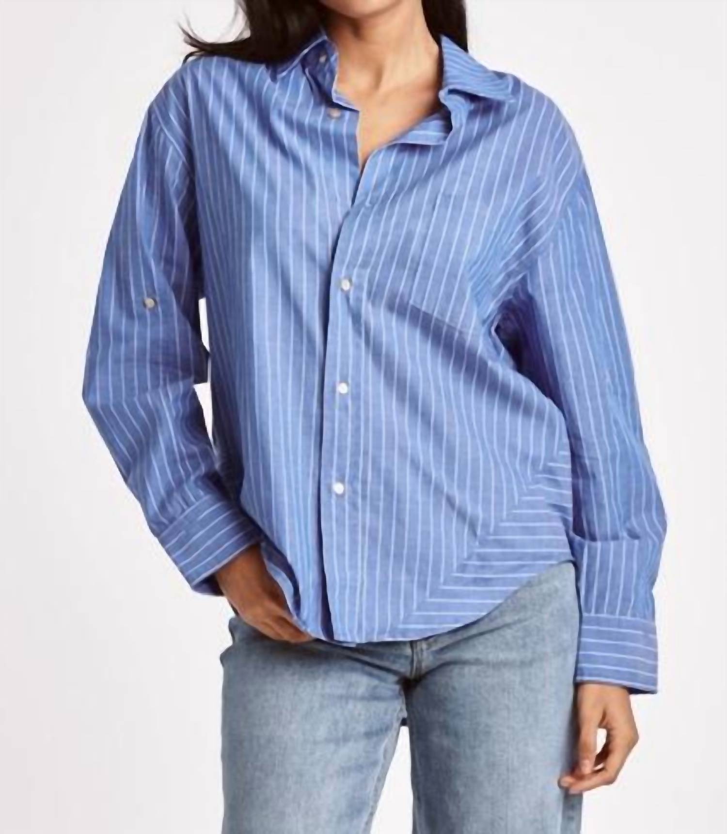 Dear John Denim - Lola Oversized Button-down Boyfriend Shirt