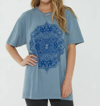 Project Social T - Skull Bandana Oversized Tee