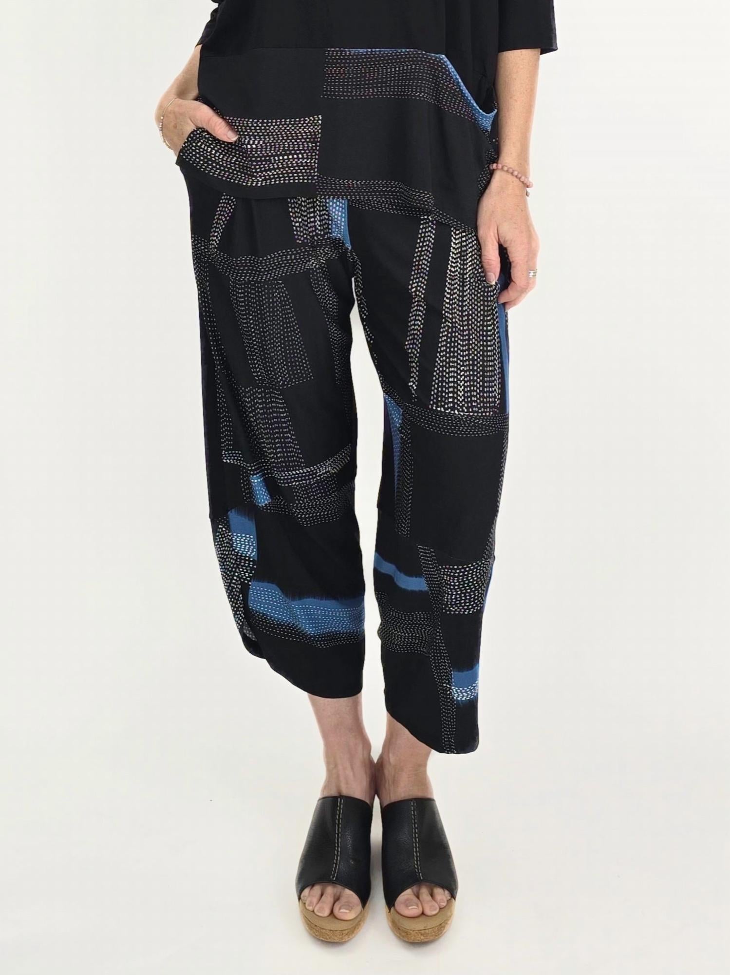 Ozai N Ku - Print Wide-leg Pants