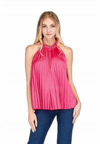 Joy Joy - Pleated Halter Top