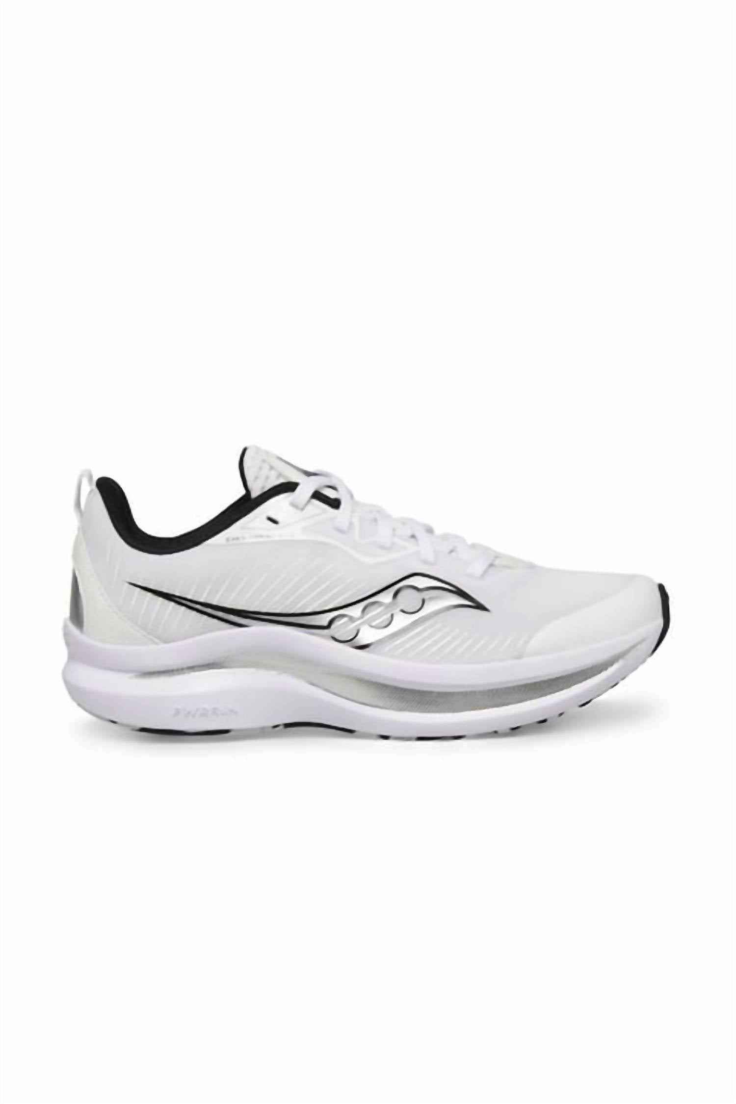 SAUCONY Kid's Endorphin Sneaker in white black - kids' sneaker