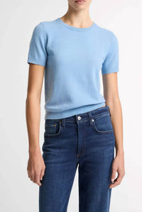 Vince - Cashmere Short Sleeve Top