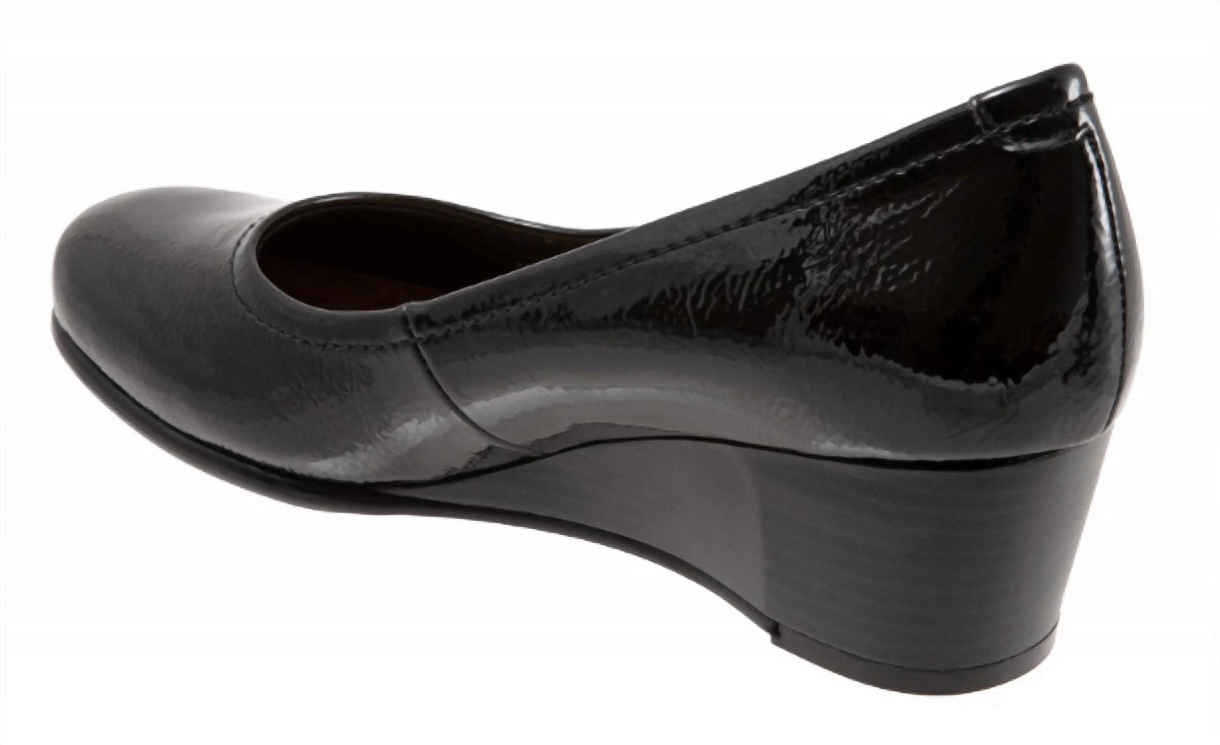 Sole Bliss Women's Winnie Dress Wedge in patent - women's shoe - alternate view