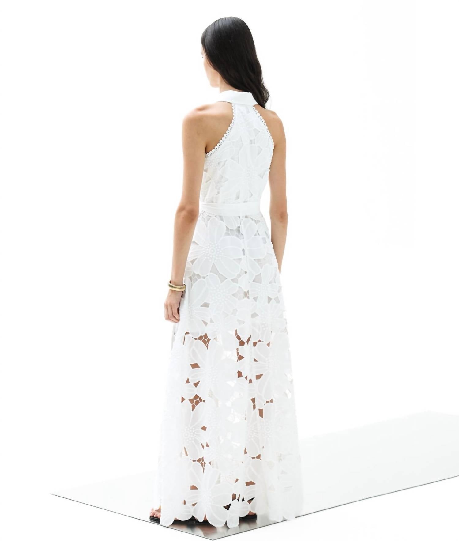 Lace The Label - Iris Cotton Sleeveless Maxi shirt dress