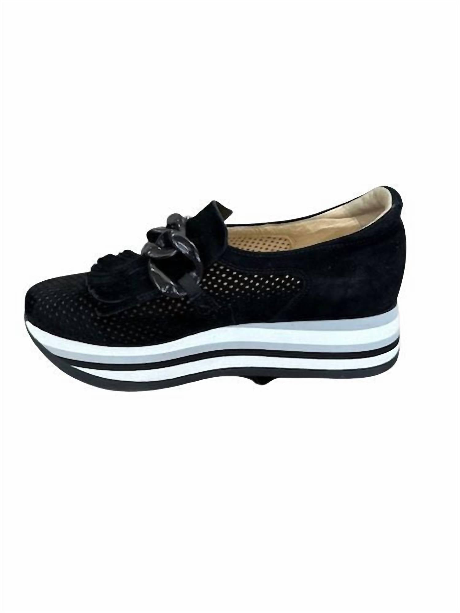 Softwaves - Women's Caddie Platform Loafers