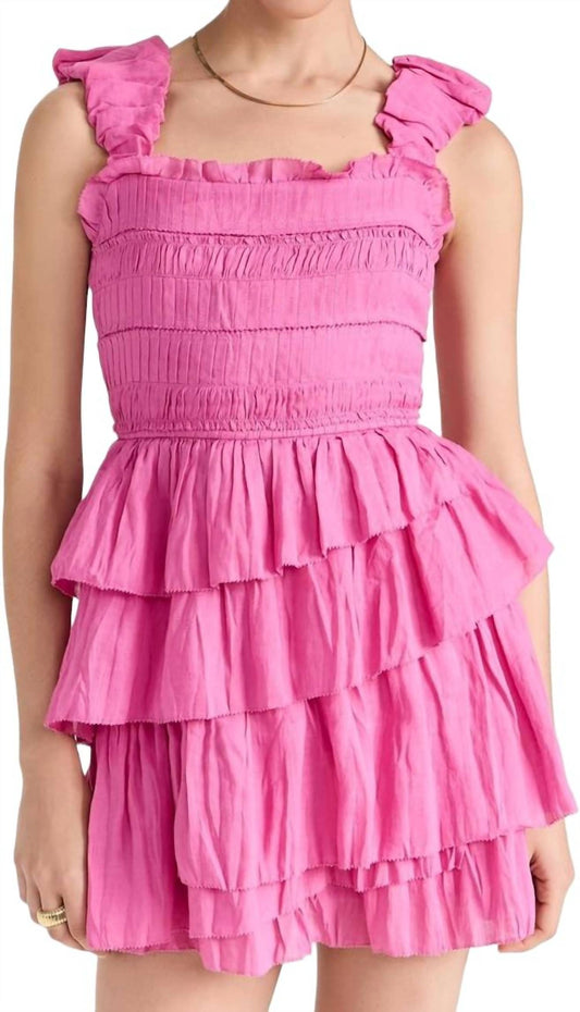 Sea - Sleeveless Tiered Dress Pink