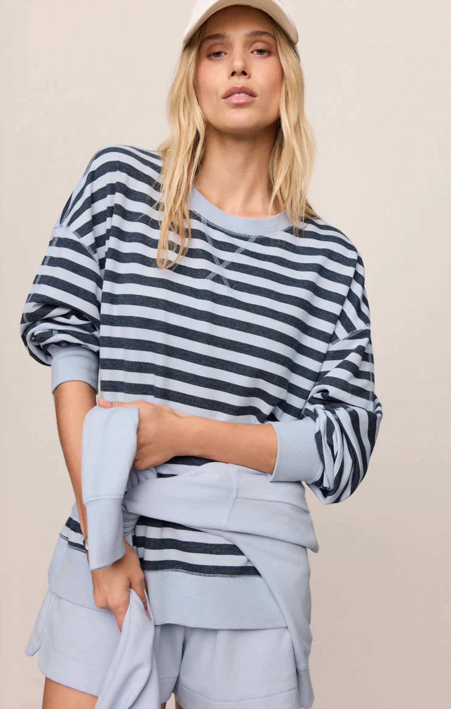 Z Supply - Everyday French Terry Striped Crew Sweater