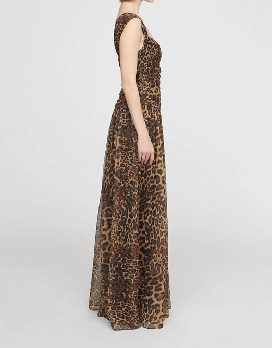 Halston Heritage - Claudia Chiffon Maxi Dress
