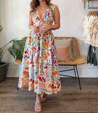 Dress Forum - Kayla V-Neck Midi Dress
