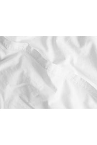 Parachute Brushed Cotton Back Envelope Pillowcase Set in white - item - detail view