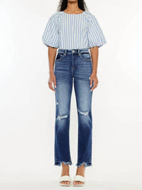 Kancan - High Rise Slim Straight Jeans
