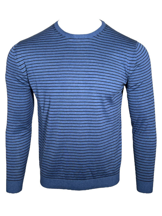 Maurizio Baldassar - MEN CREWNECK STRIPE SWEATER