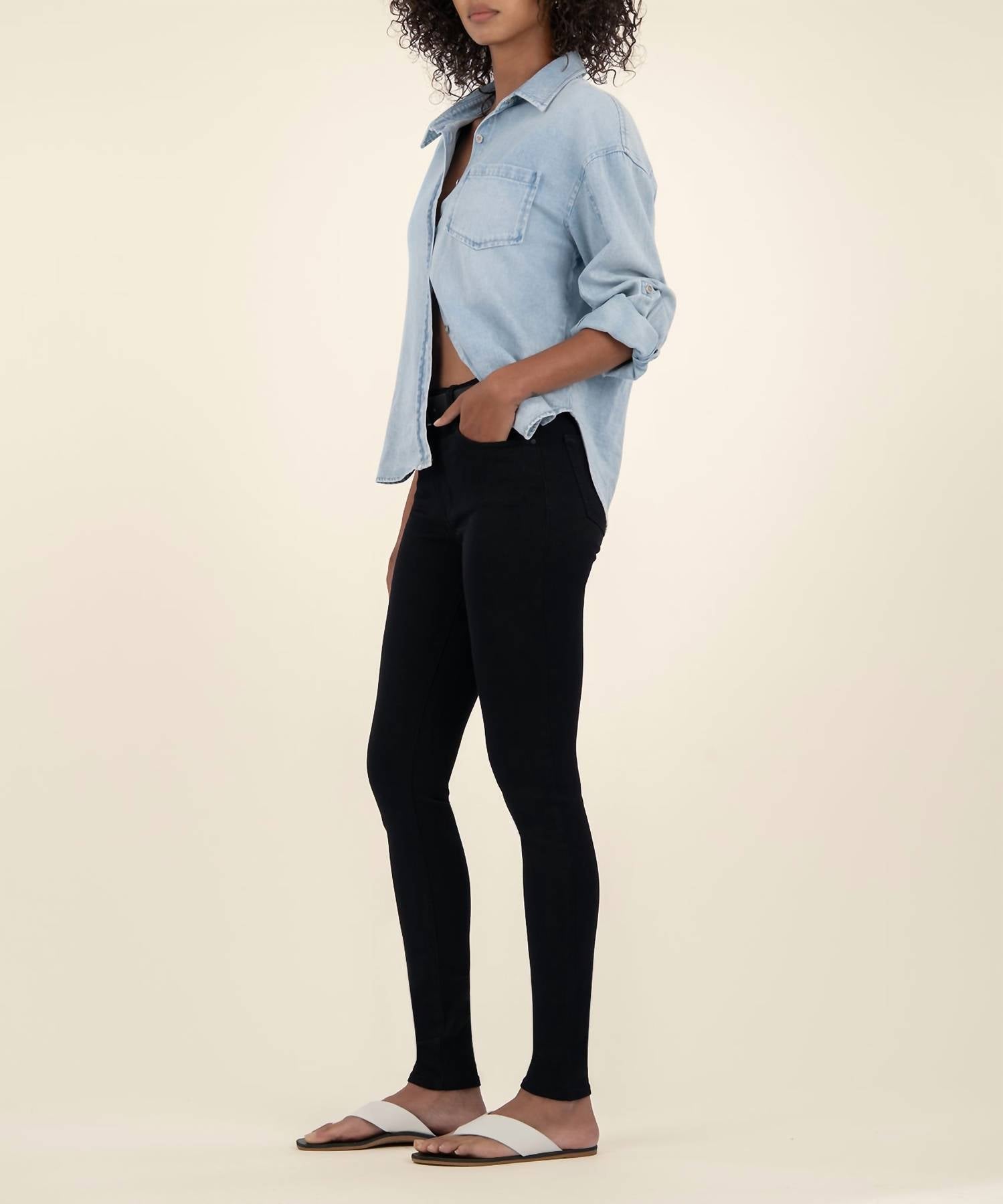 Kut From The Kloth - Mia High Rise Skinny Jeans - Petite