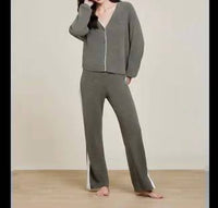 Barefoot Dreams - CozyChic Ultra Lite Contrast Ribbed Slit Pant