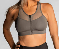 Handful The Closer Bra in magnetic gray - women's intimate - alternate view