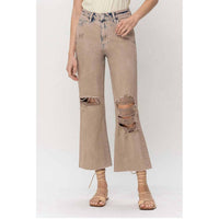 Vervet By Flying Monkey - 90s Vintage Crop Flare Jean
