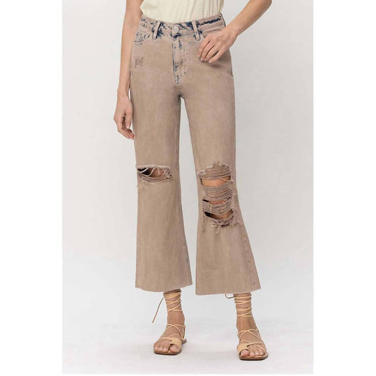 Vervet By Flying Monkey - 90s Vintage Crop Flare Jean