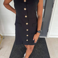 Entro - Sleeveless Tailored Mini Dress