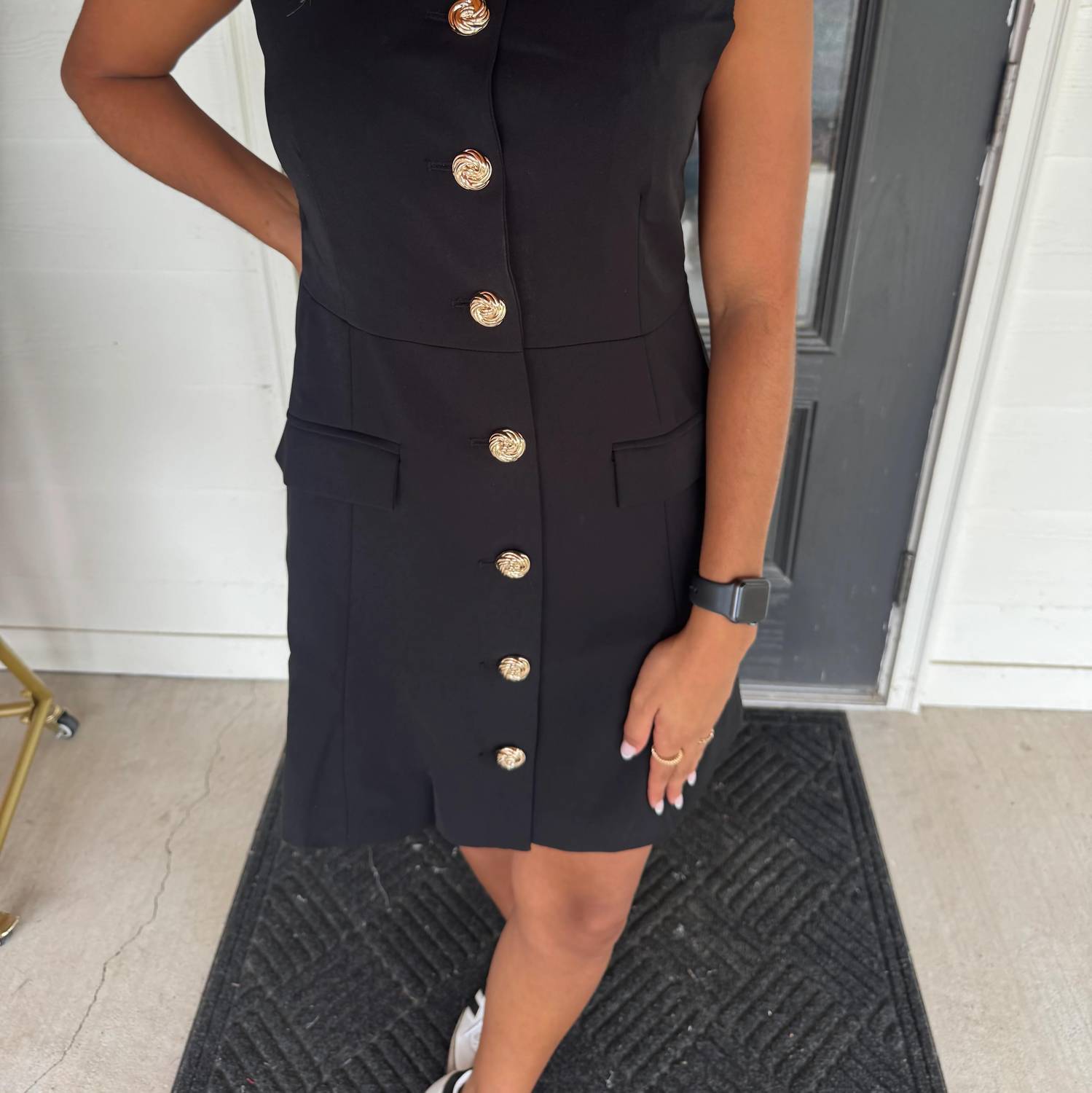 Entro - Sleeveless Tailored Mini Dress