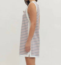 Entro - Americana Jersey Knit Mini Dress