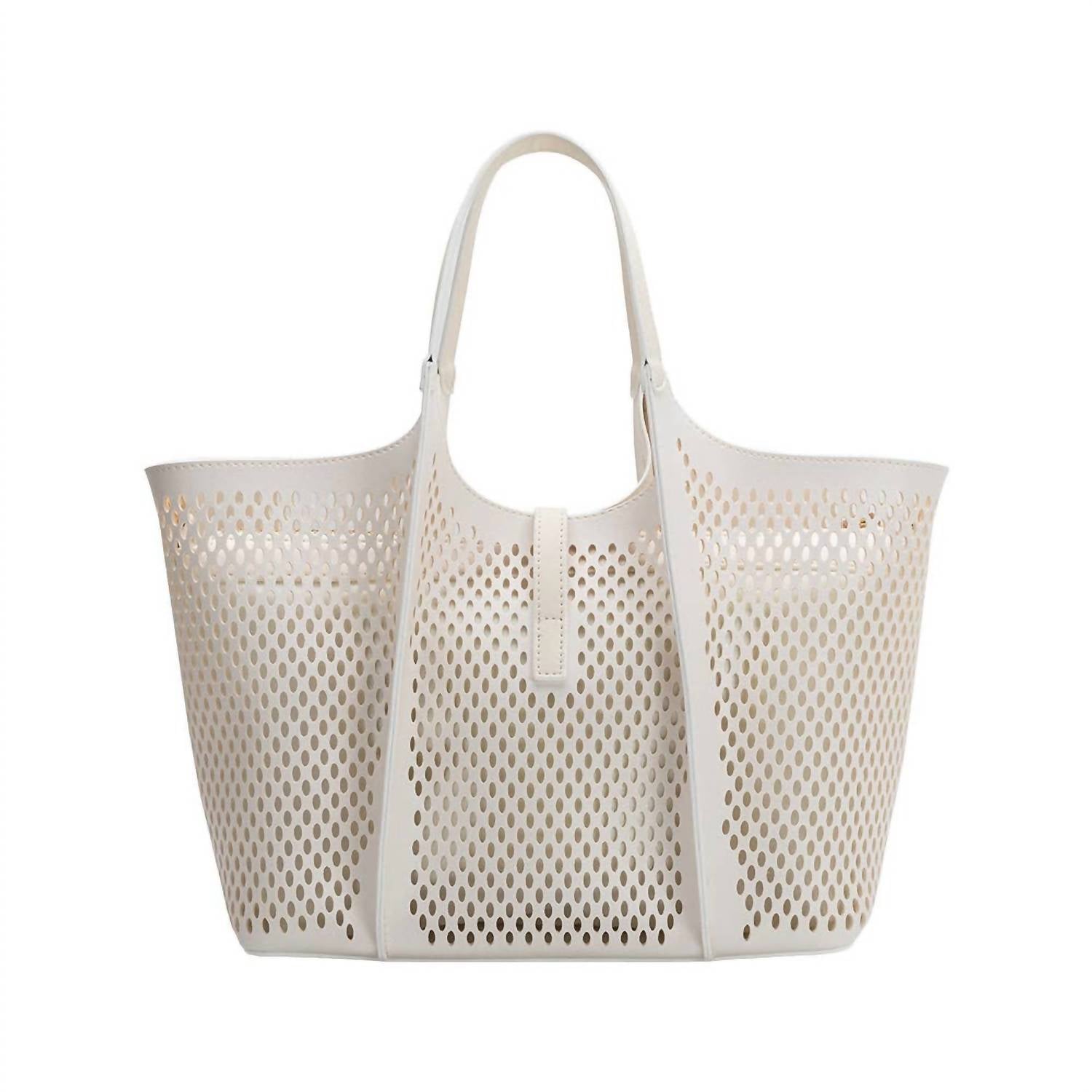 Melie Bianco - Women's Malia Laser Cut Vegan Leather Tote Bag