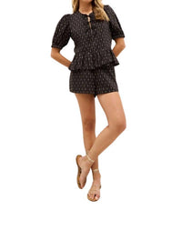 Marie Oliver - Estella Short Sleeve Top