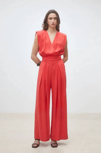 Suncoo - Julio Wide-leg Darted Pants