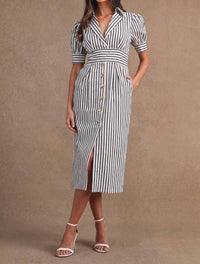 Faye Ellen - Bianca Stripe Midi Dress