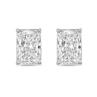 Diana M Jewels - Women's Radiant Lab-grown Diamond Stud Earrings (12.00 Tcw) - Luxe
