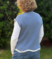 Ee:Some - The Silver Lining Ribbed Knit Sweater