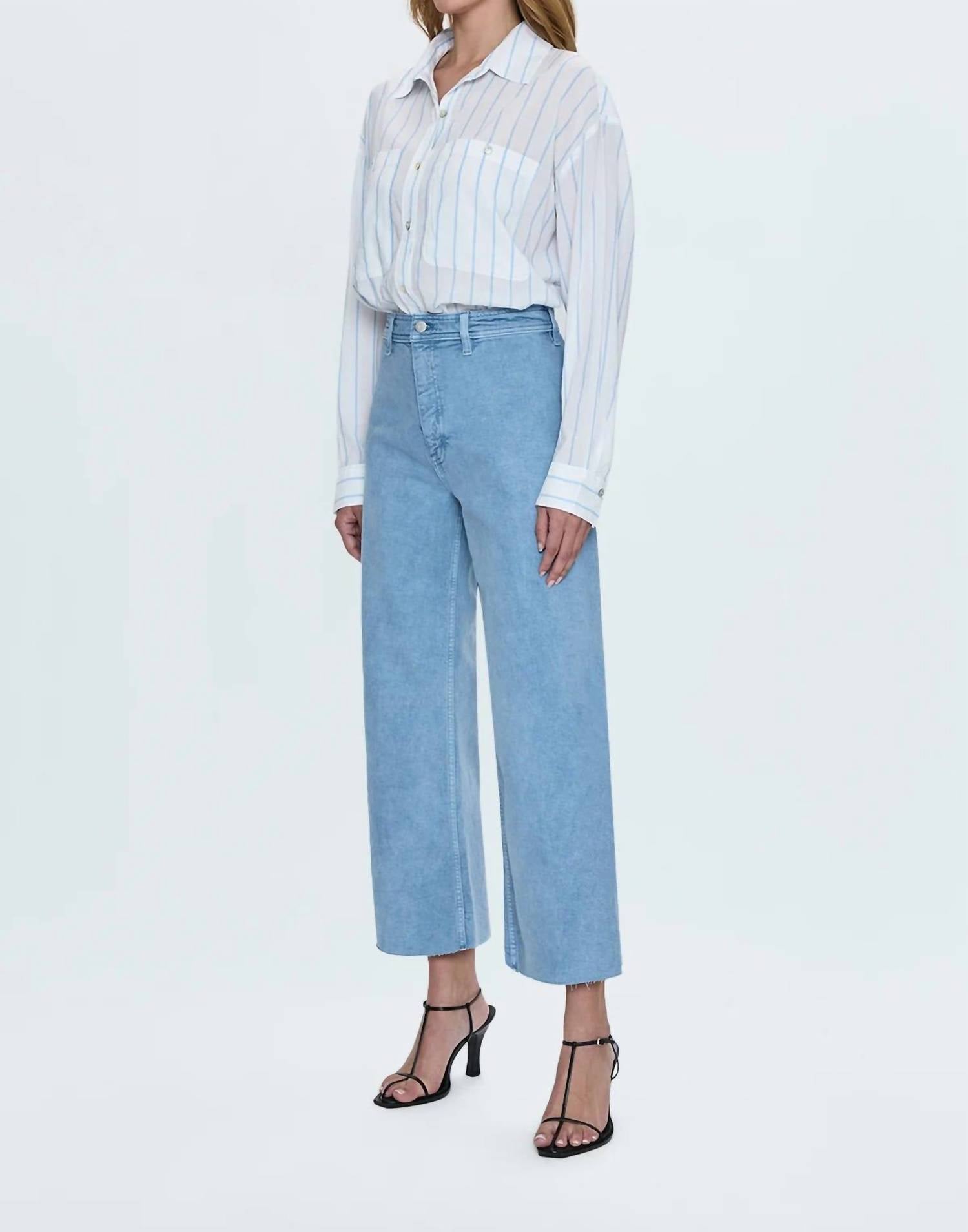 Pistola - Penny High Rise Wide Leg Jeans