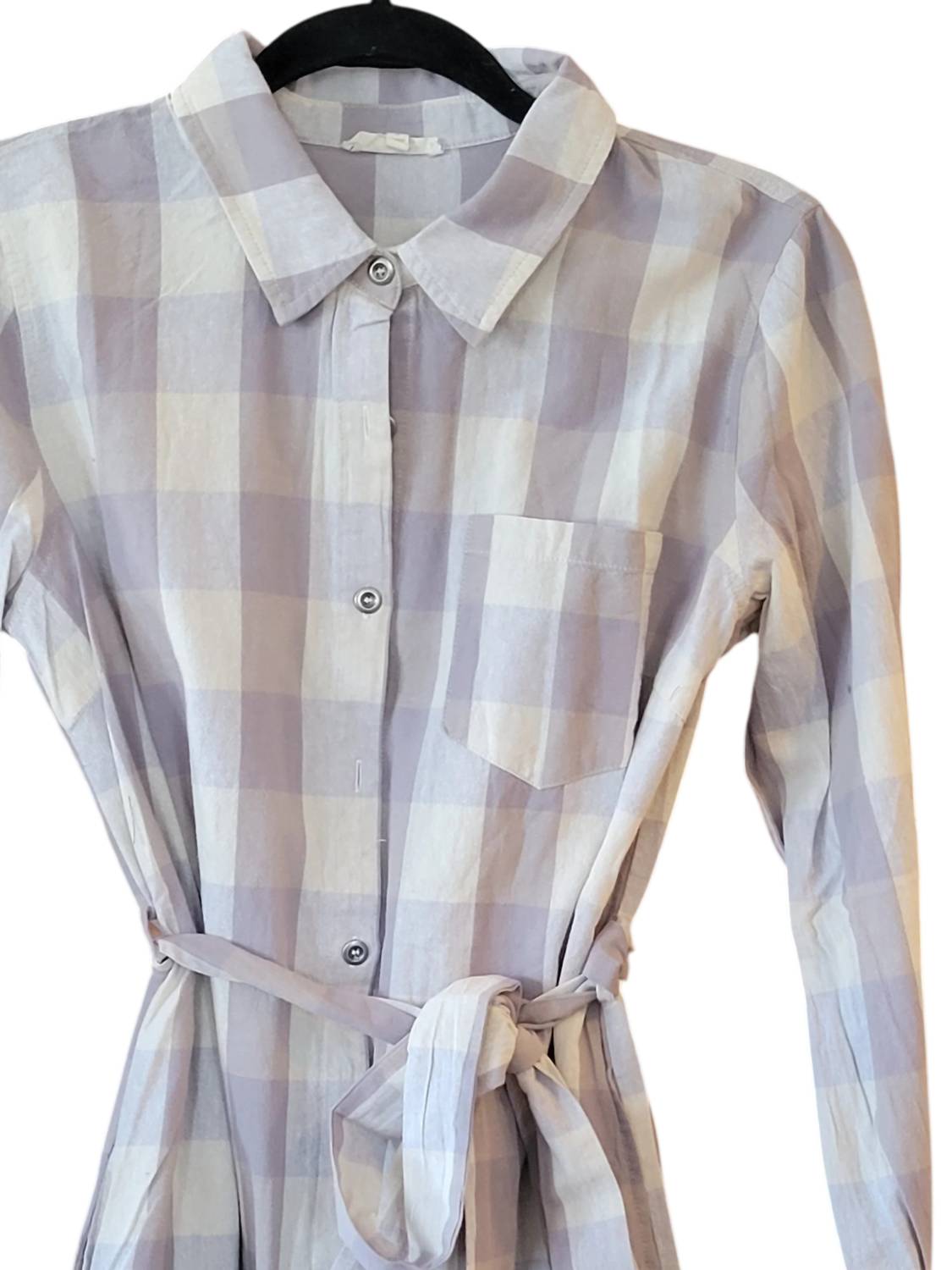 Mystree - Women's Plaid Shirt Dress