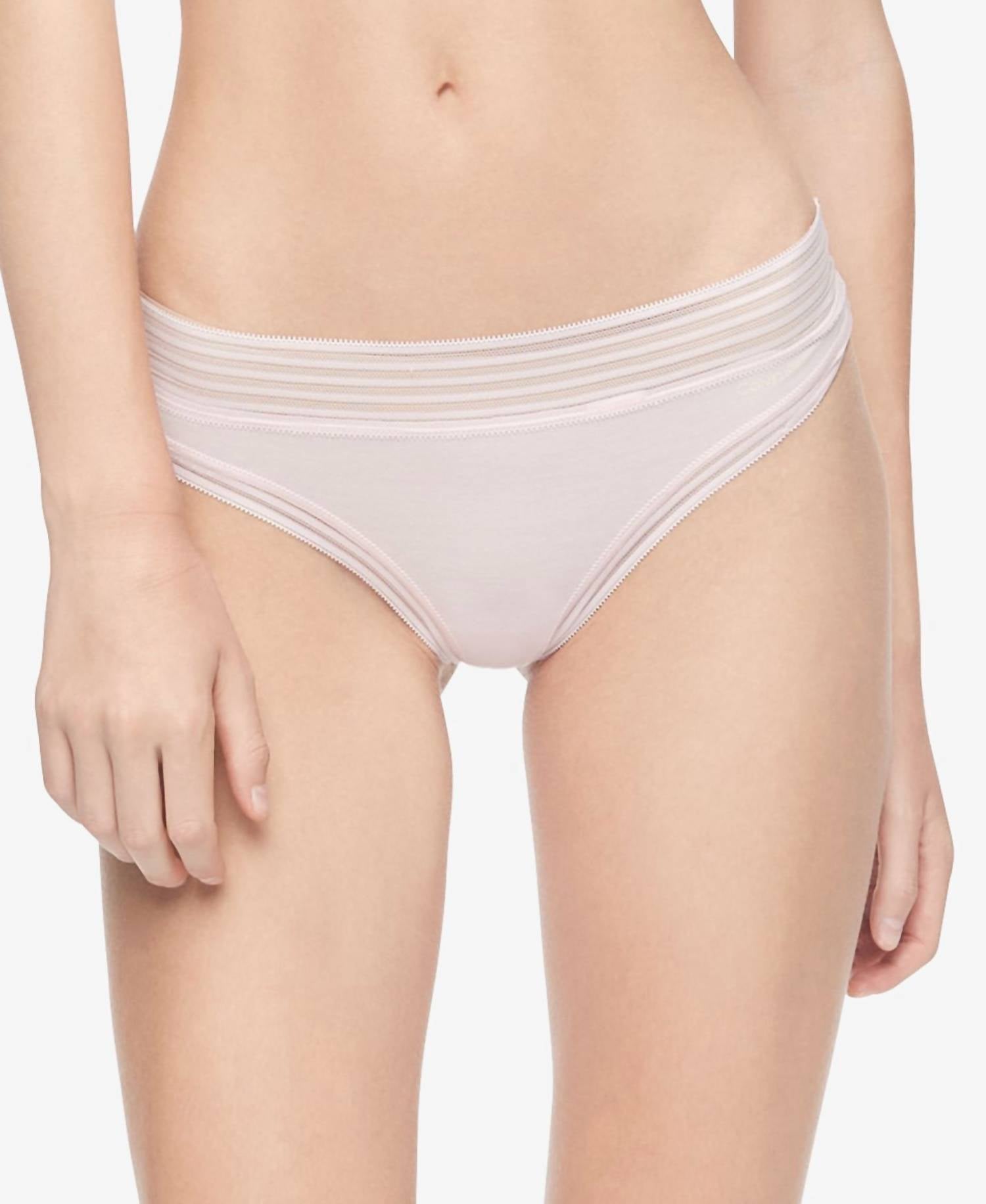 Calvin Klein - Intimate Striped Waist Thong Underwear