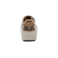Aetrex Women's Leigh Arch Support Platform Sneaker in tan multi - women's sneaker - alternate view