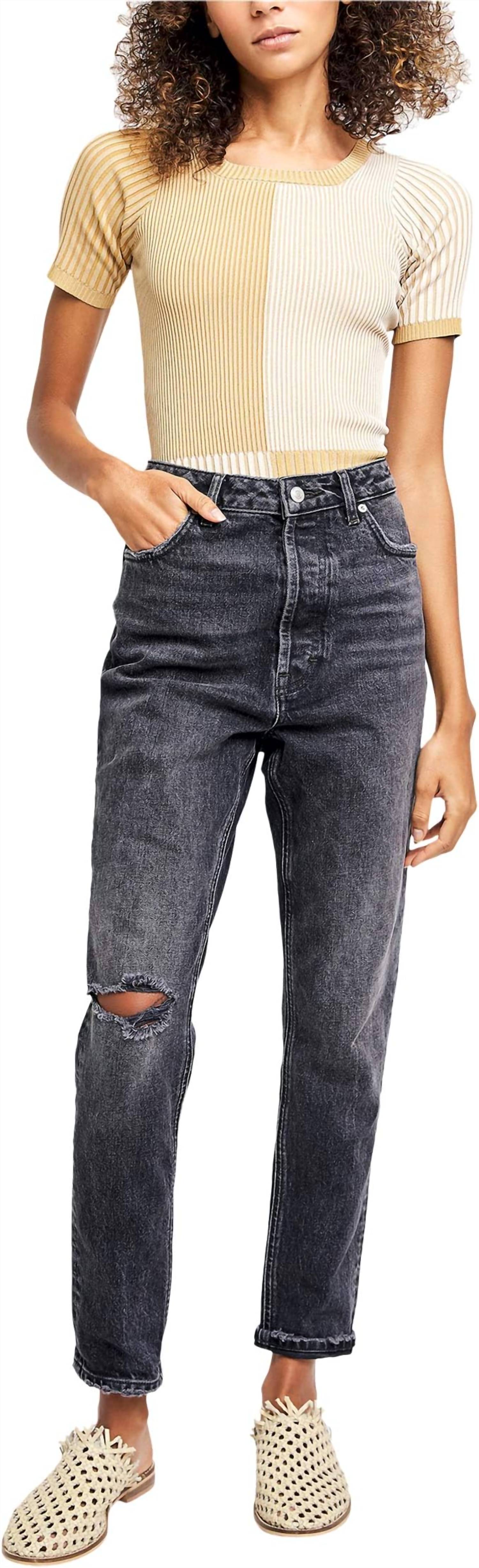 Free People - Zuri Mom Jeans