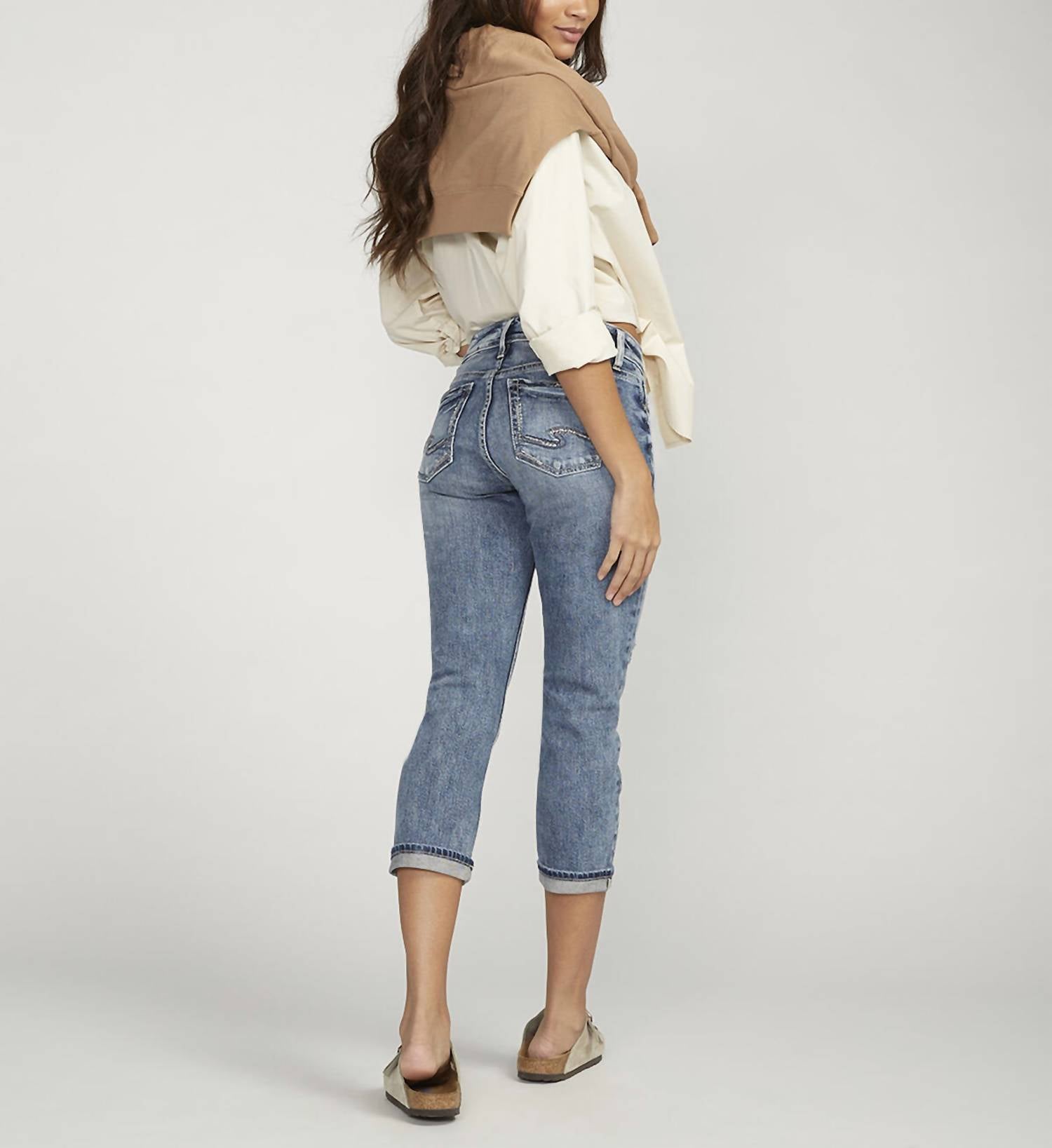 Silver Jeans Co - Elyse Comfort Fit Mid Rise Jean