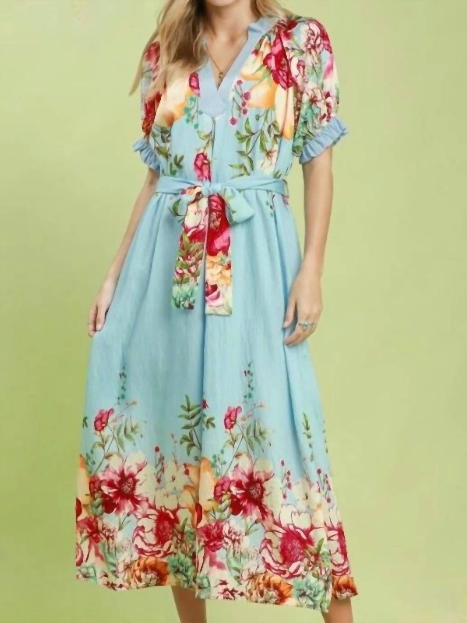 Umgee - Mix Maxi Dress