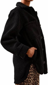 Rails - Women's Connie Faux Sherpa Long Sleeves Teddy Coat