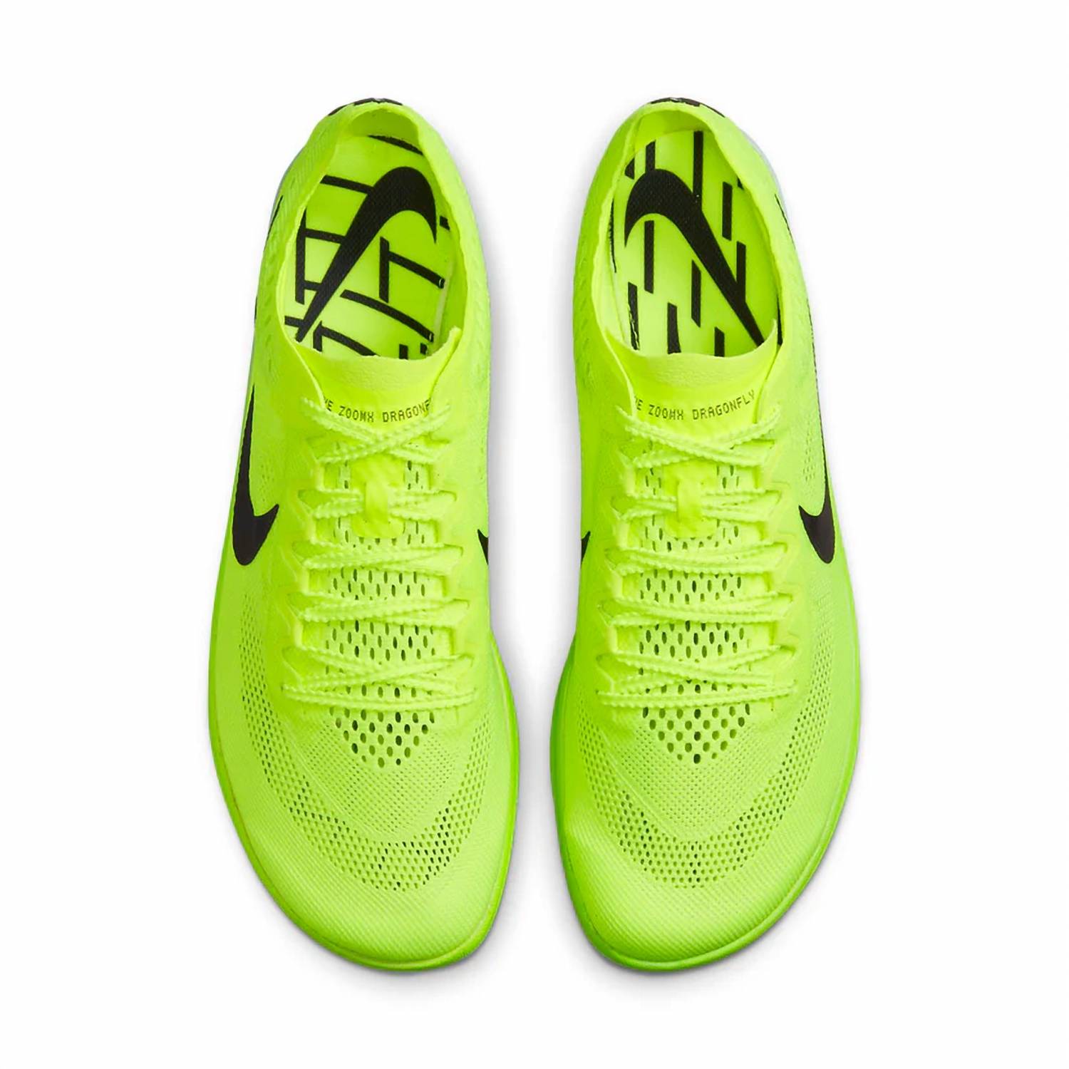 NIKE Men's Zoomx Dragonfly Athletics Distance Spike Shoes in volt cave purple mint foam - men's shoe - view 5