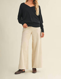 Mustard Seed - V-Neck Sweater Top