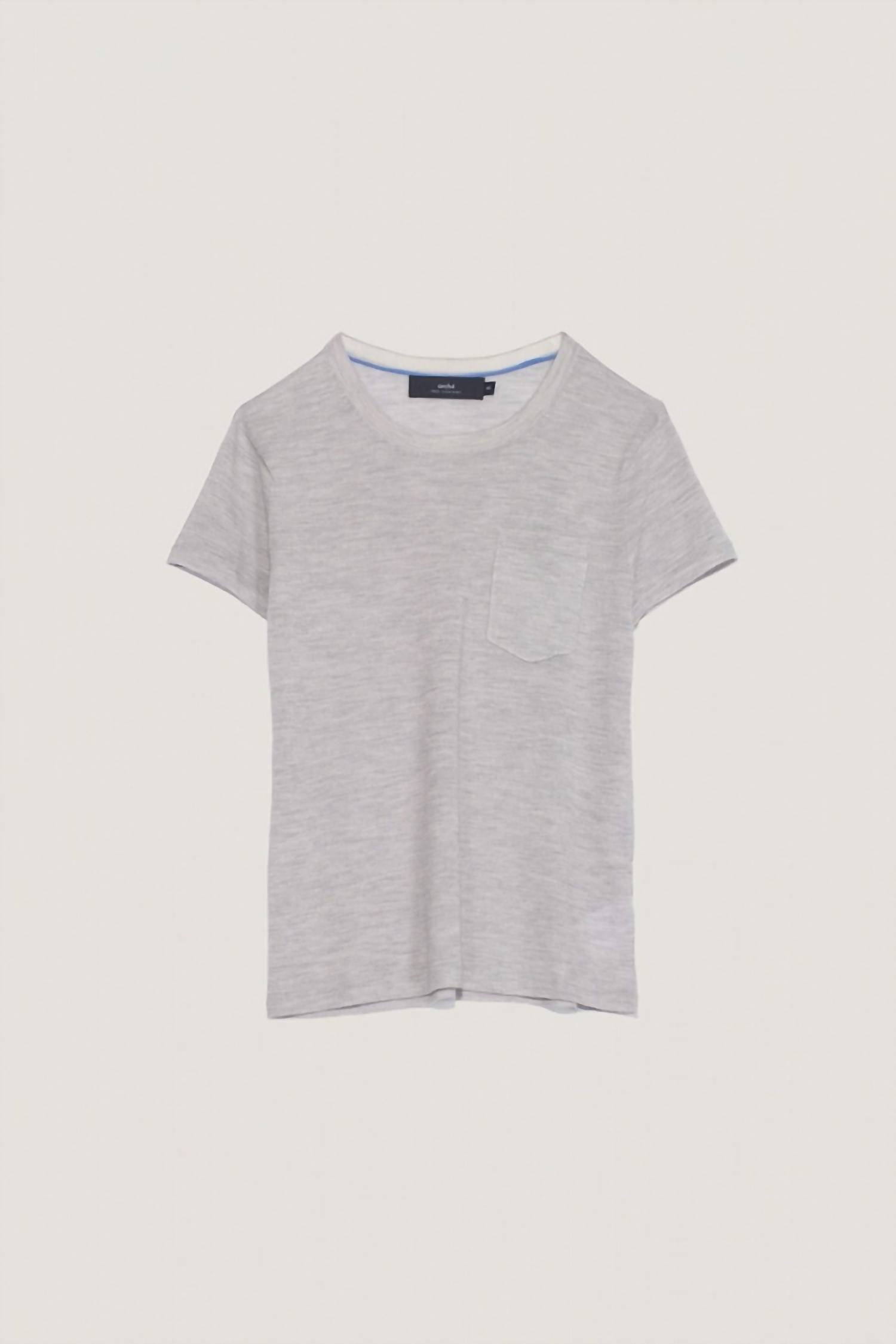 Arch4 Cashmere - Shia Short-sleeved Jersey T-shirt