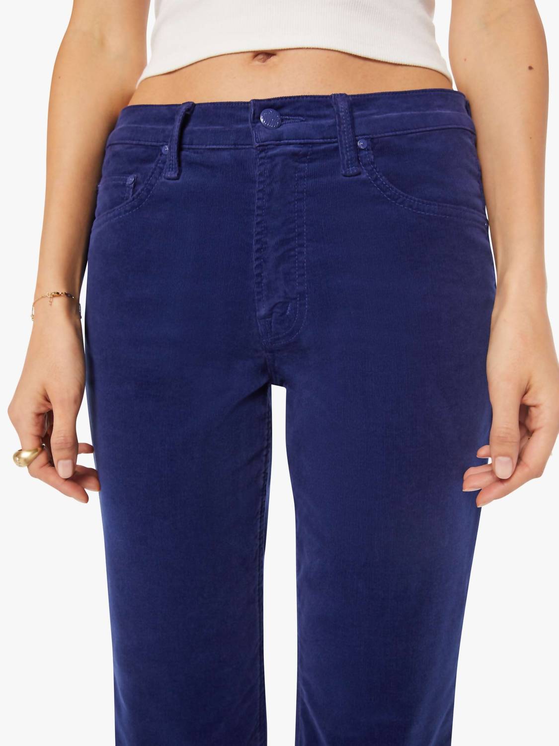 Mother - Bookie Flood Corduroy Pants