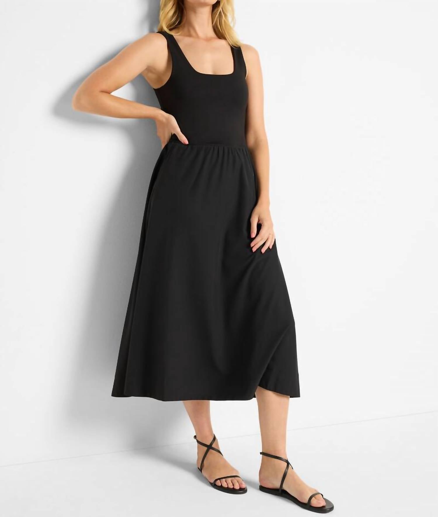 Nic + Zoe - Tech Stretch Mixed Media Dress